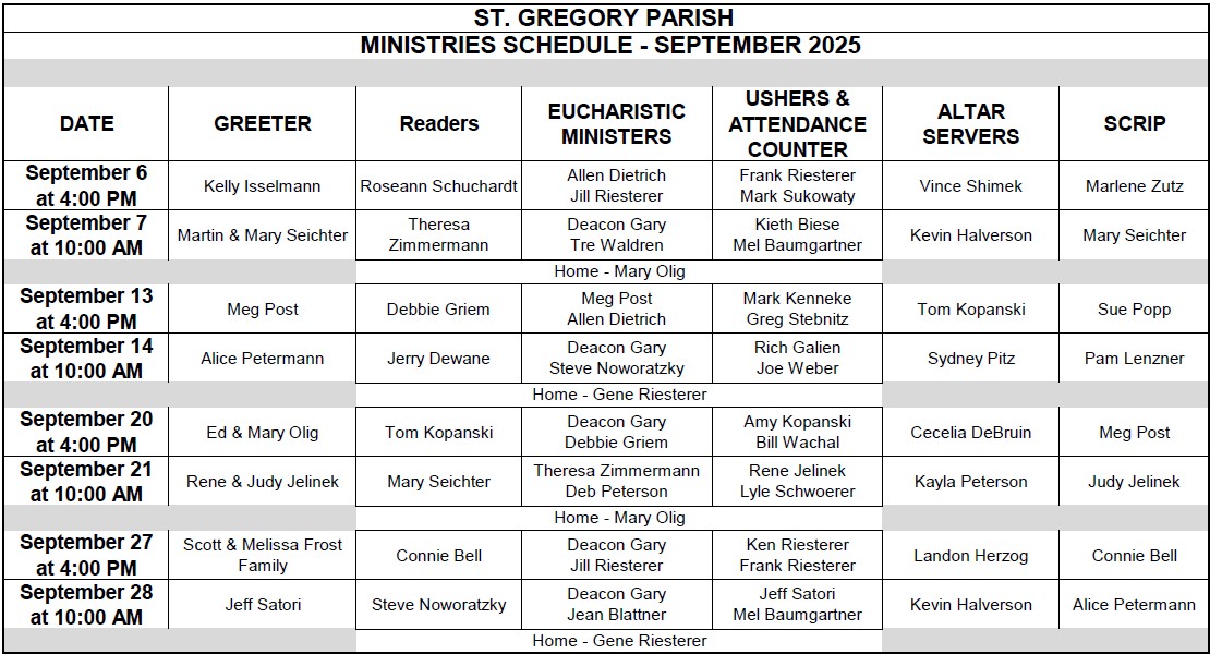 MinistrySchedule